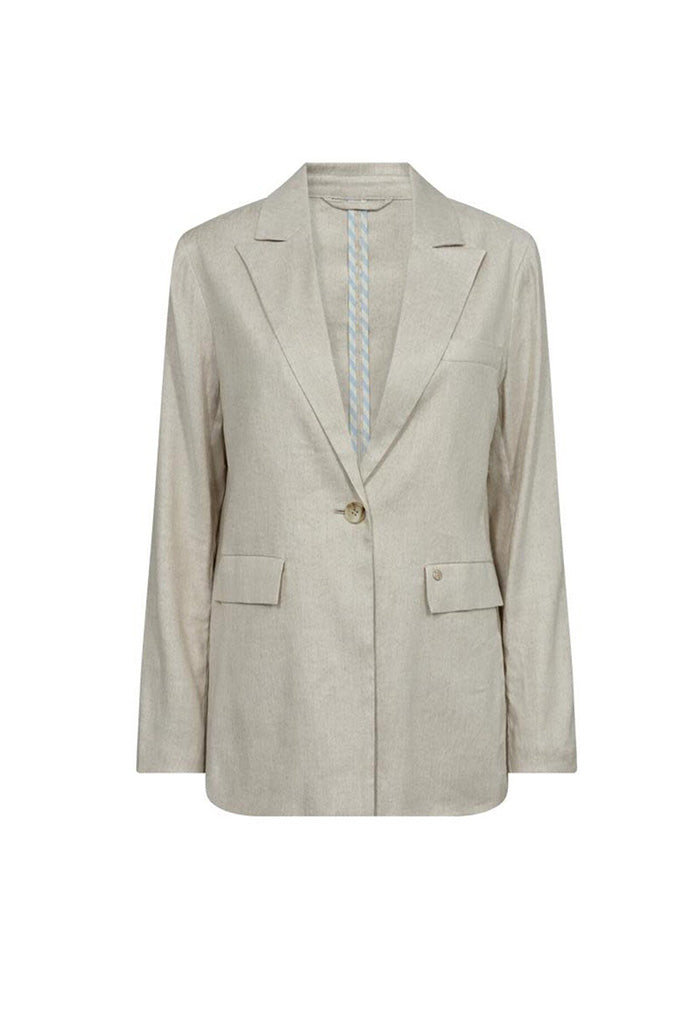 Selda Linen Blazer - Ecru