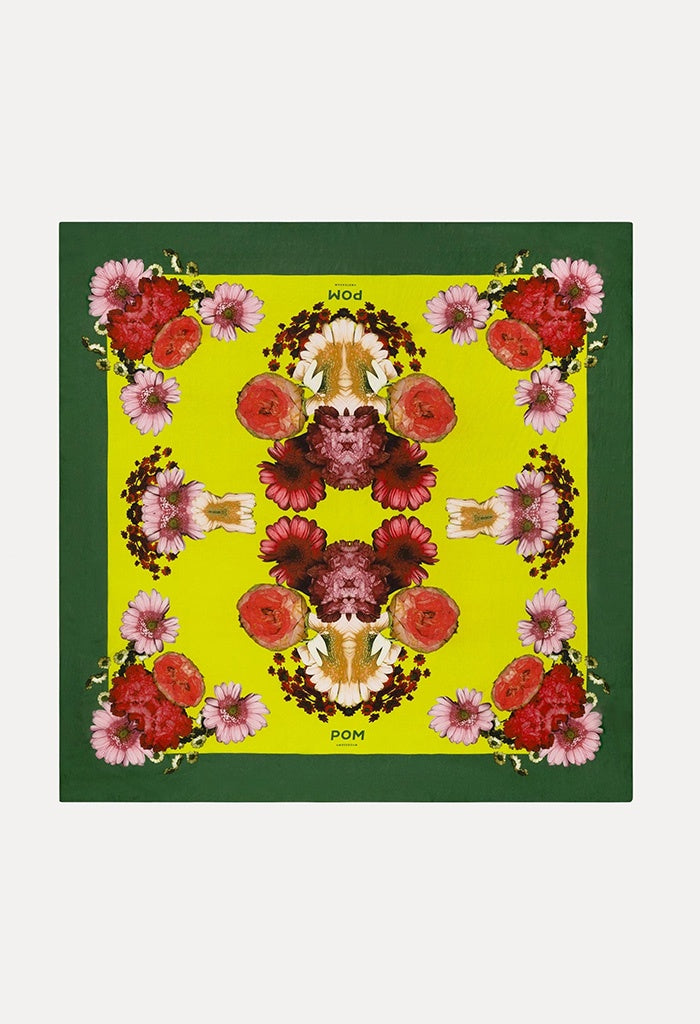 Shawl - Bouquet Lime