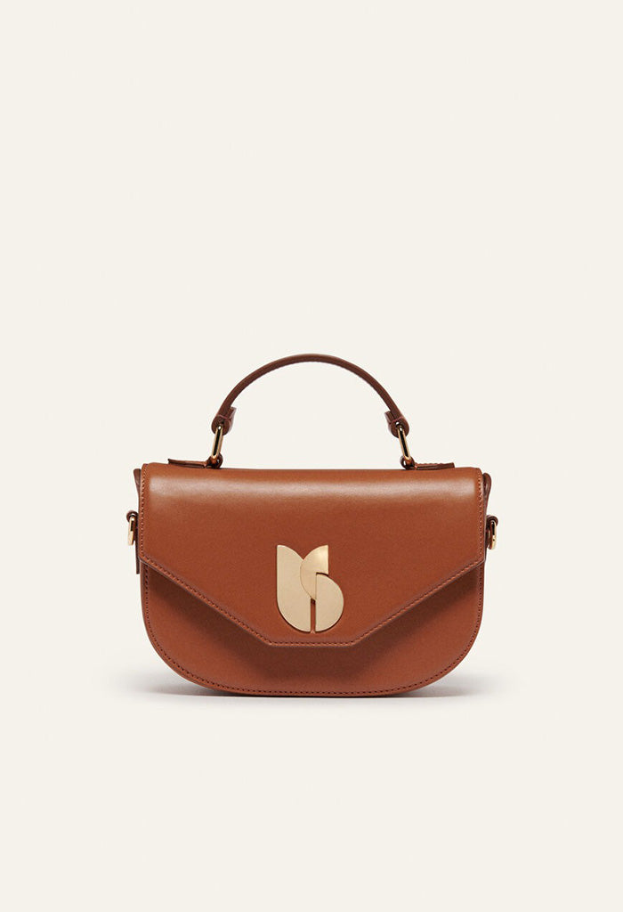 Sign Leather Bag - Brown