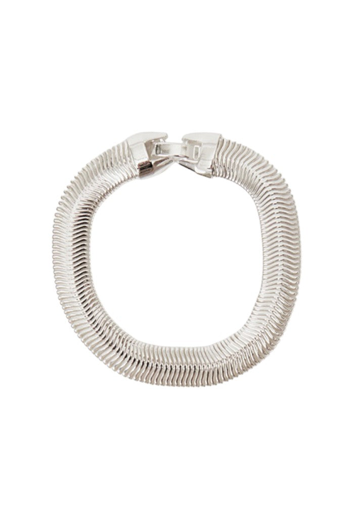 Snake Chain Bracelet - Silver