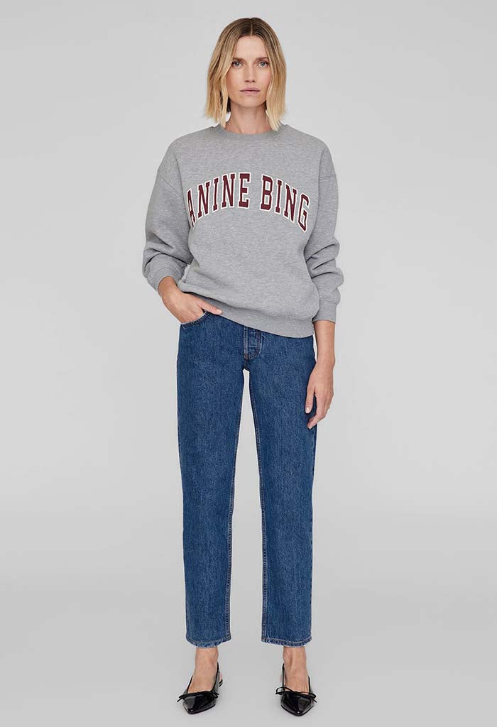 Spencer Sweatshirt Anine Bing - Medium Heather Grey