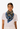 Inoui Large square scarf dark green and navy blue with sea creatures 
