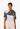 Inoui Large square scarf dark green and navy blue with sea creatures 