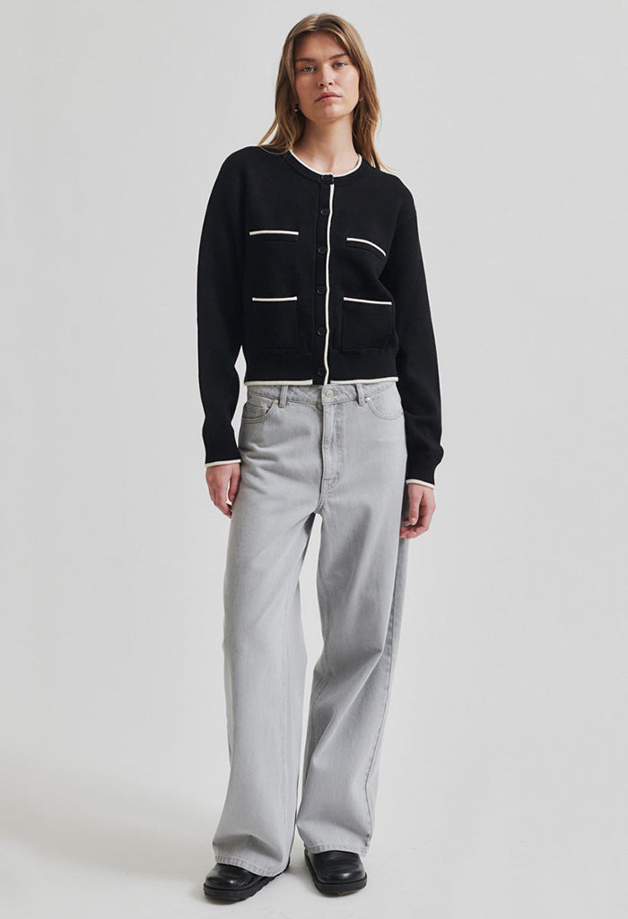 Stinne Knit Cardigan - Black