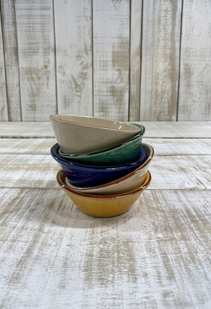 Straight Sided Bowl Creme 10cm