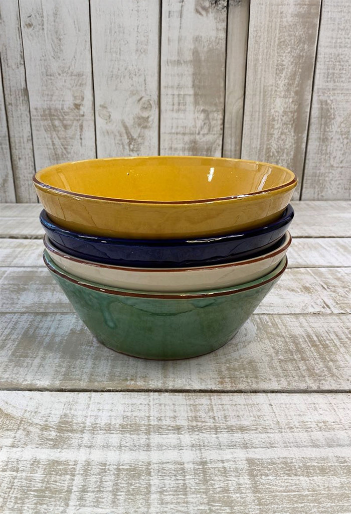 Straight Sided Bowl Gold 25cm
