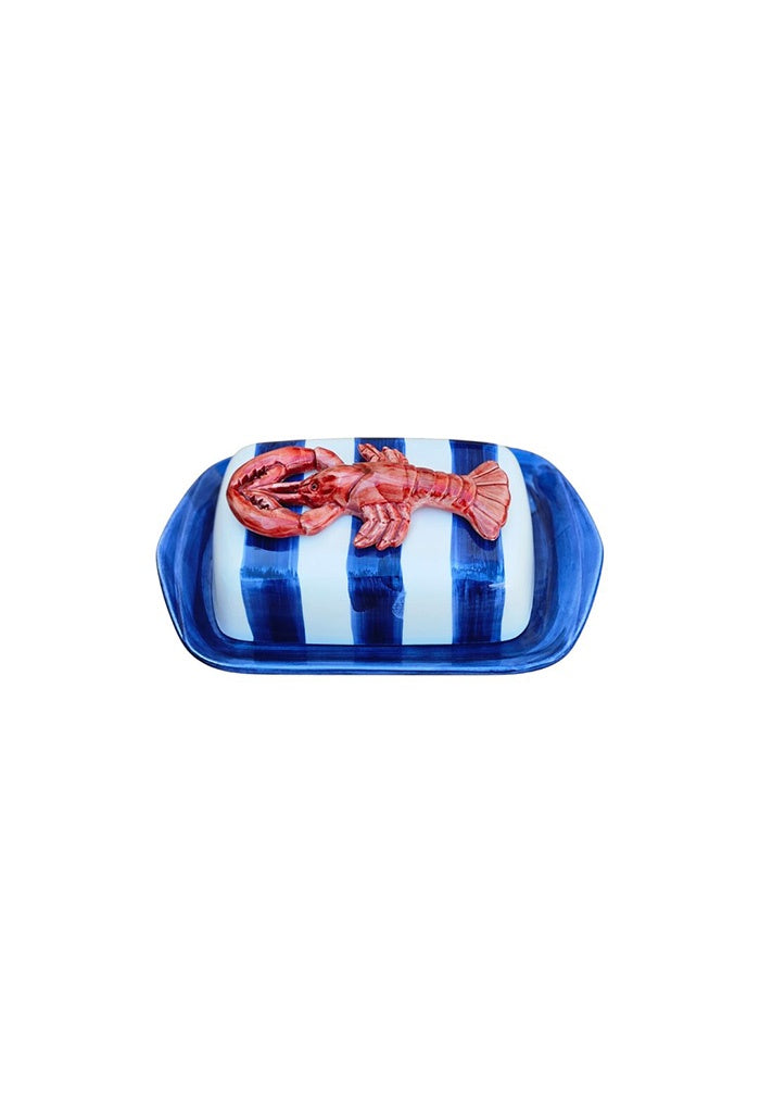 Ceramic Butter Dish - Lobster