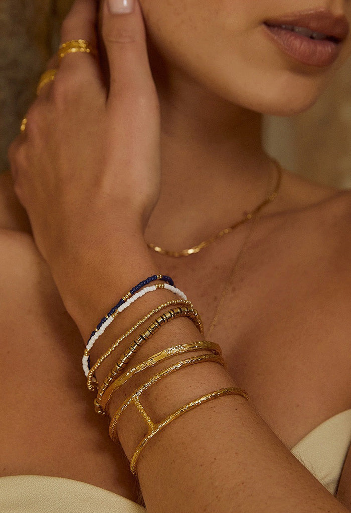 Sunny Bracelet Set - Navy