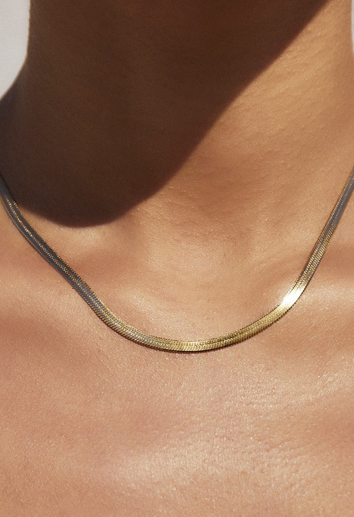 Sylvia Gold Snake Chain Necklace