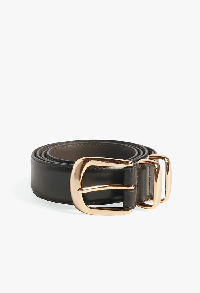 The Jordan Belt - Brown/Gold