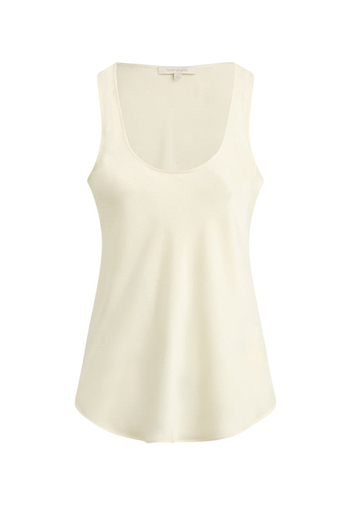 The Clean Cut Tank - Ivory
