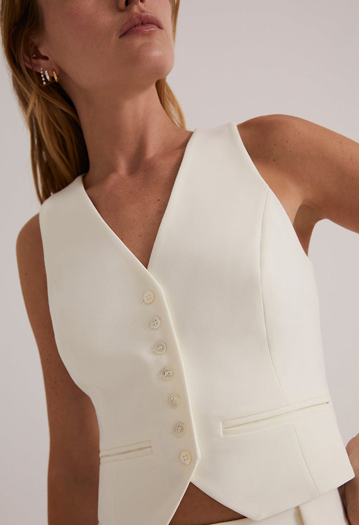 The Favorite Vest - Ivory