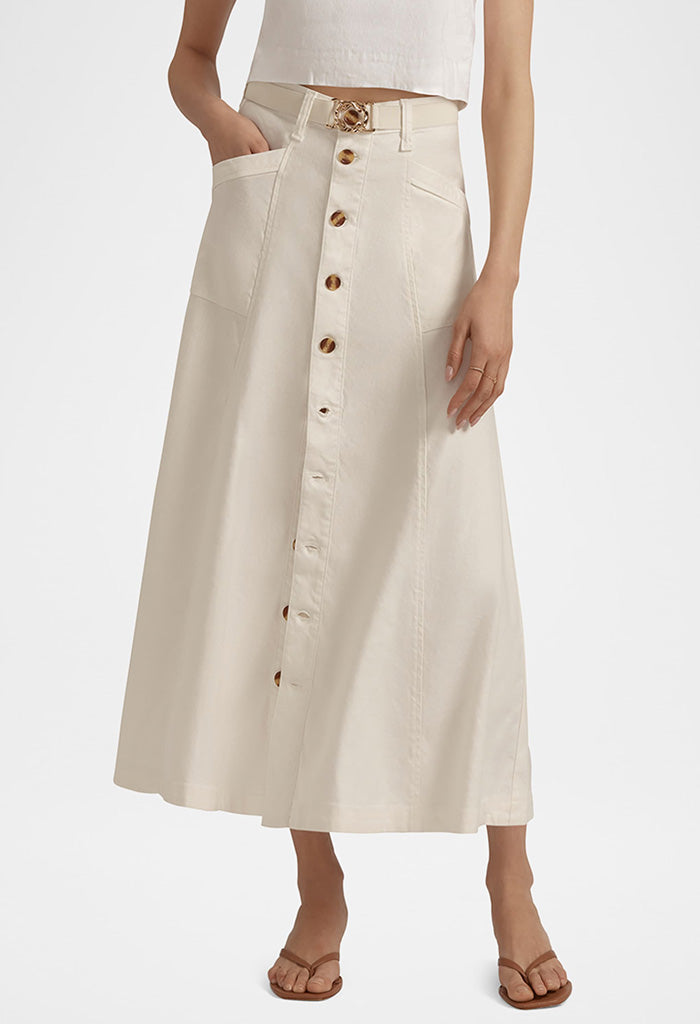 The Lila Skirt - Gardenia