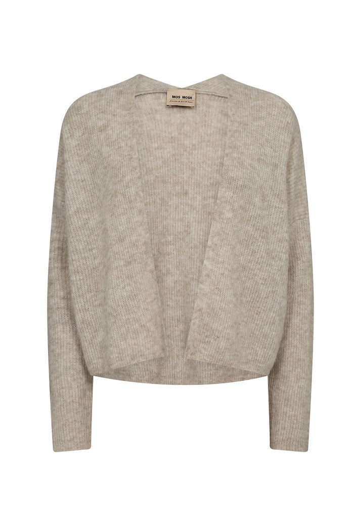 Thora Relax Knit Cardigan - Feather Grey
