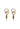 Sessun Drop earrings gold 