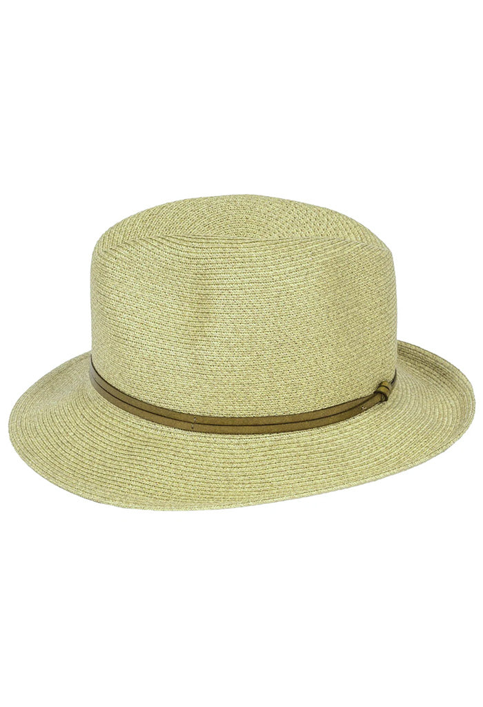 Travaux En Cours - Borsalino Matcha Hat Leather Straps