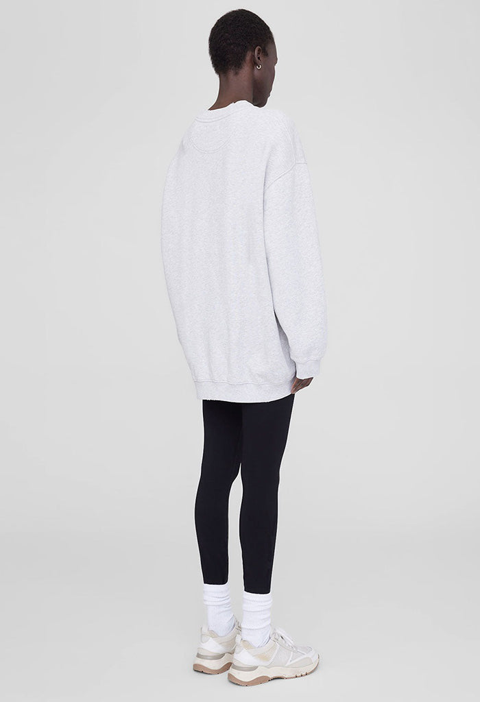 Tyler Sweatshirt - Heather Grey With Black