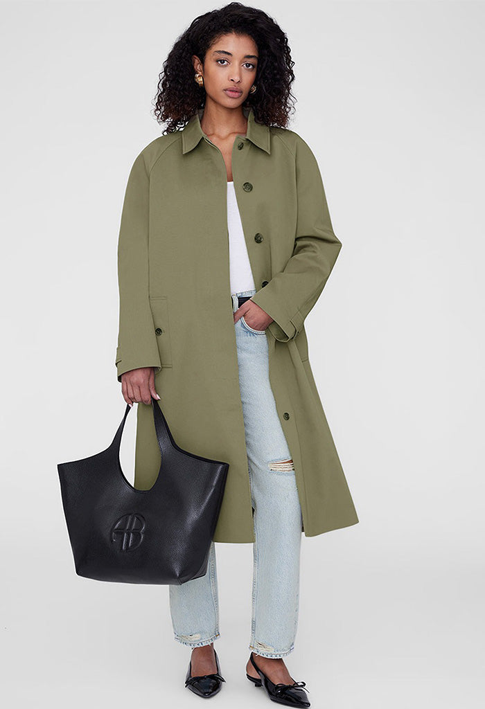 Randy Oversized Trench - Olive