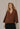 Venizia Blouse V-Neck Anne Mi Brown