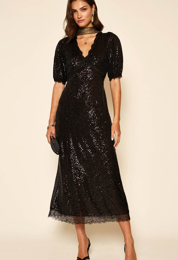 Verena Dress Embellishment - Black