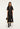Vintage Souvenirs Black Buttoned Midi Dress