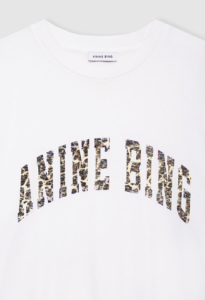 Walker Tee Anine Bing Leopard - Ivory