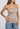 EGI Collections wide rib and lace trim camisole In nude / sabbia made from 100% Bamboo