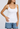 EGI Collections Wide Rib Lace Trim Camisole White made from 100% Bamboo