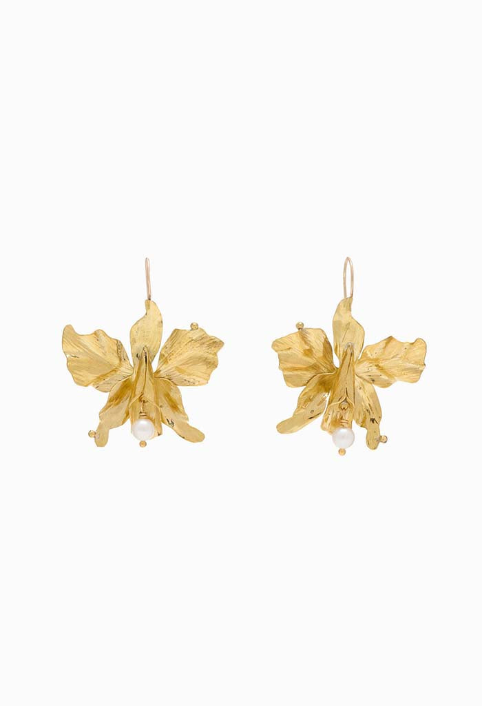 Yasmin Drop Earring - Pearl