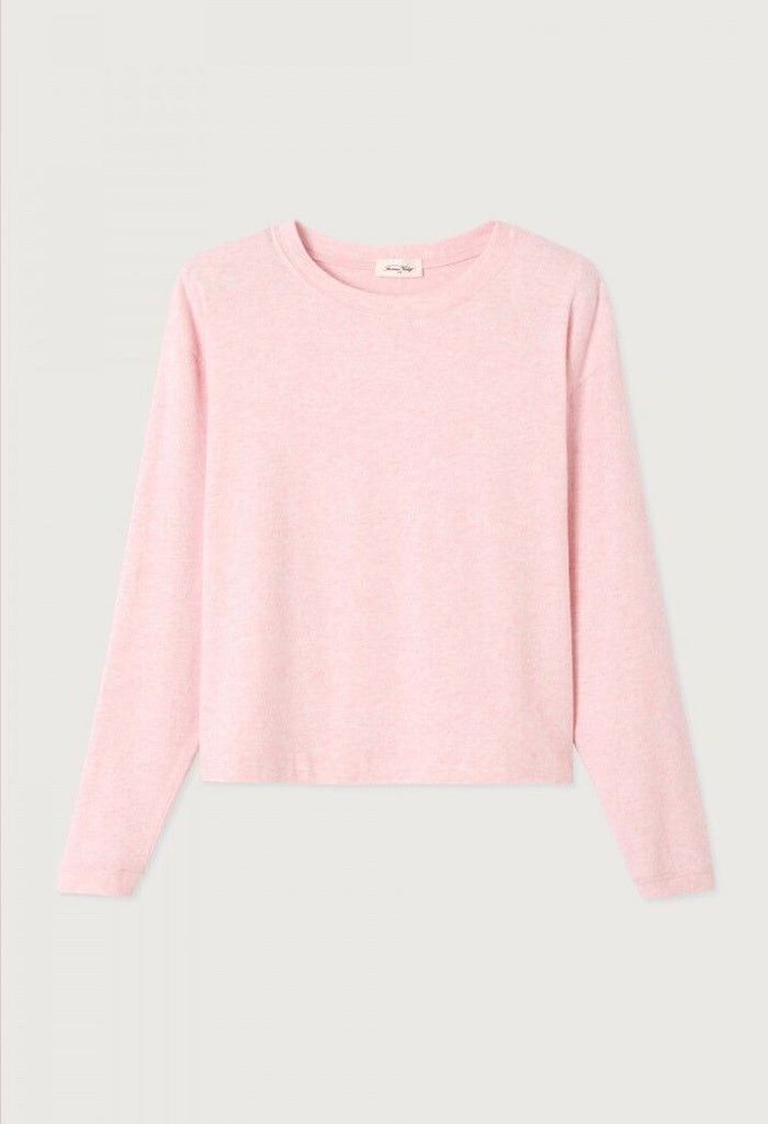 Ypawood  Long Sleeve T-Shirt - Rose Melange