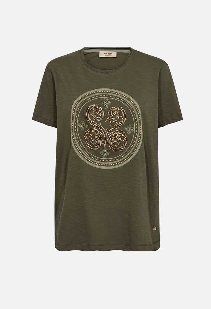 Zano O-SS Embroidery Tee - Sea Turtle
