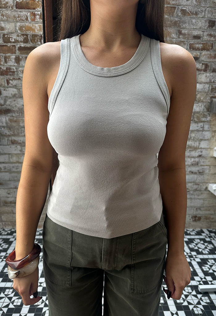 Sari Tank Top - Cement