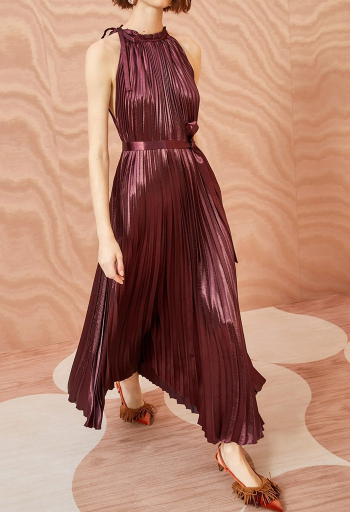 Amiko Dress - Mahogany