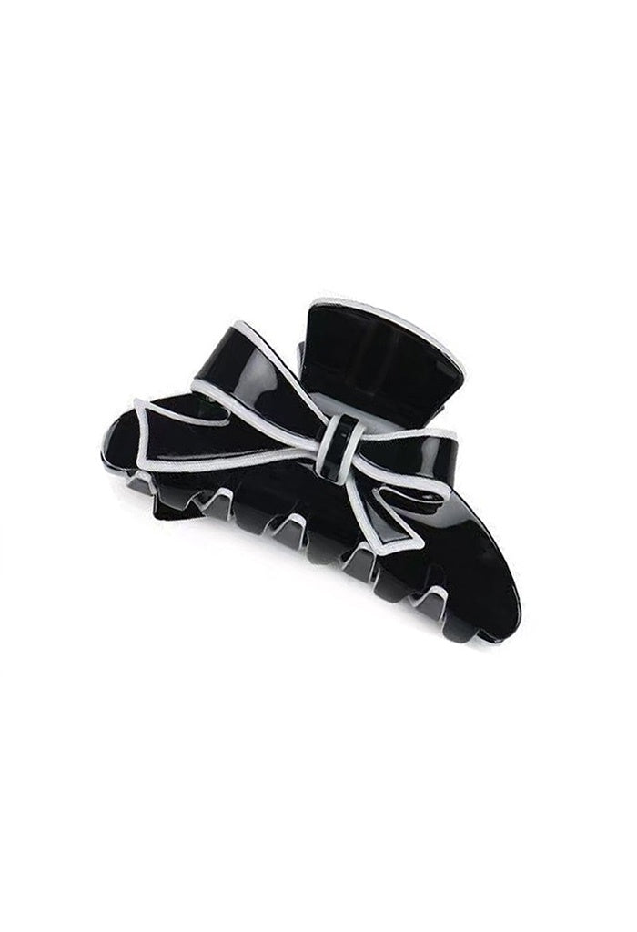 Black Bow Claw Clip