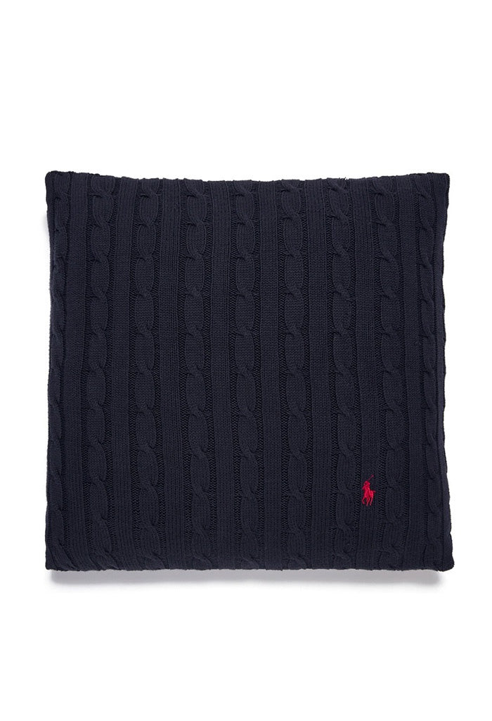 Cable Cushion Cover - Navy