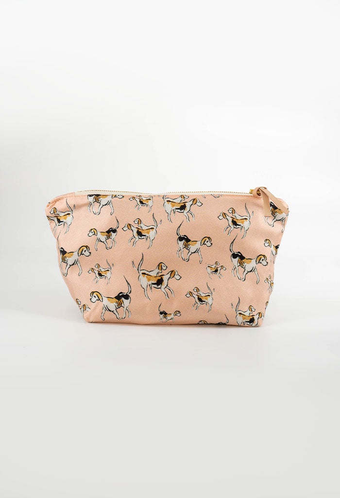 Make Up Pouch - Beagles Rose