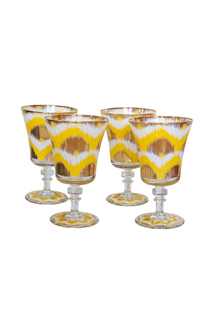 Decorative Glasses - Yellow / Gold