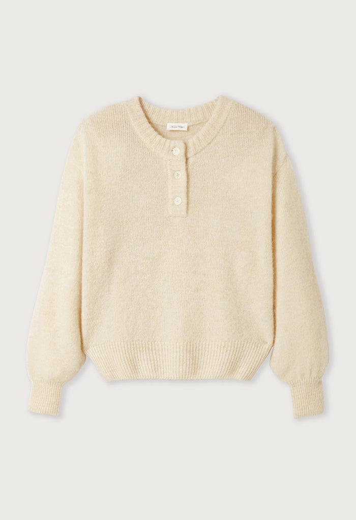 East Bowl Jumper - Mother of Pearl Melange