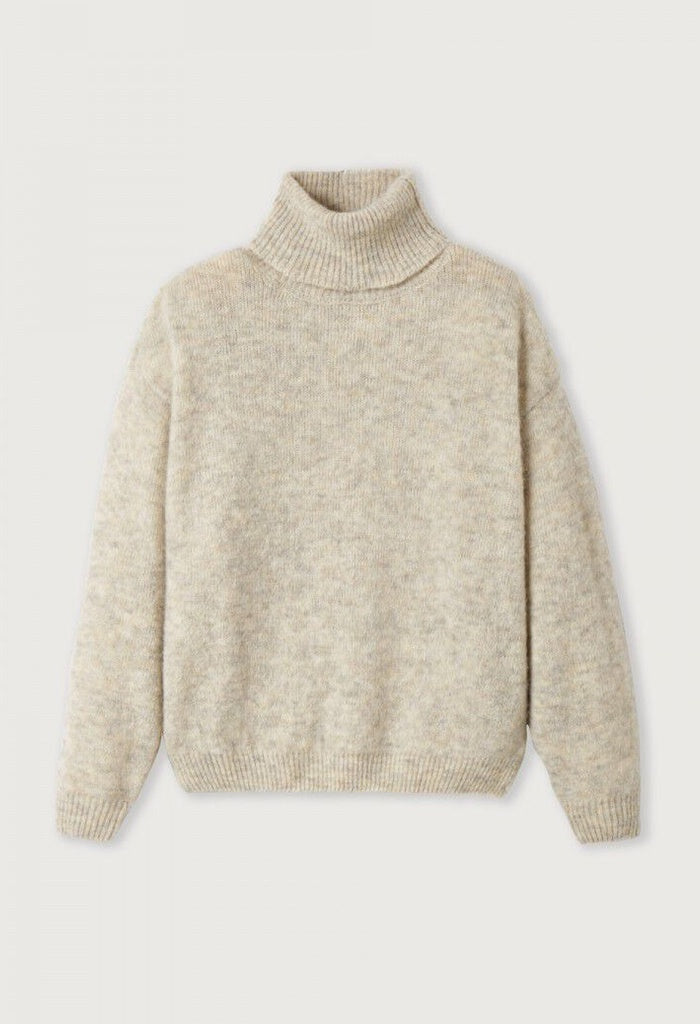 East Turtleneck - Powder Snow Melange