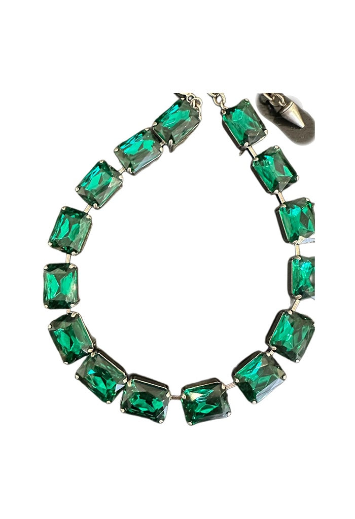 Stackable Necklace - Emerald
