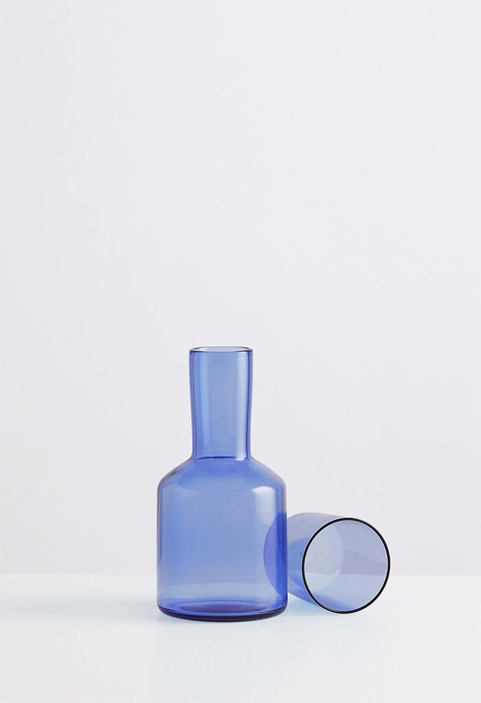 J'ai Soif Carafe & Glass - Azure