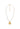 Luna Clear Zirconia Charm Pearl Necklace