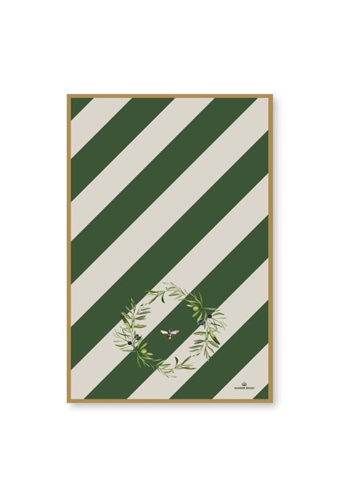 Microfiber Tea Towel - Olive and Bee