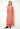 Radial Crepe Scarlet Dress