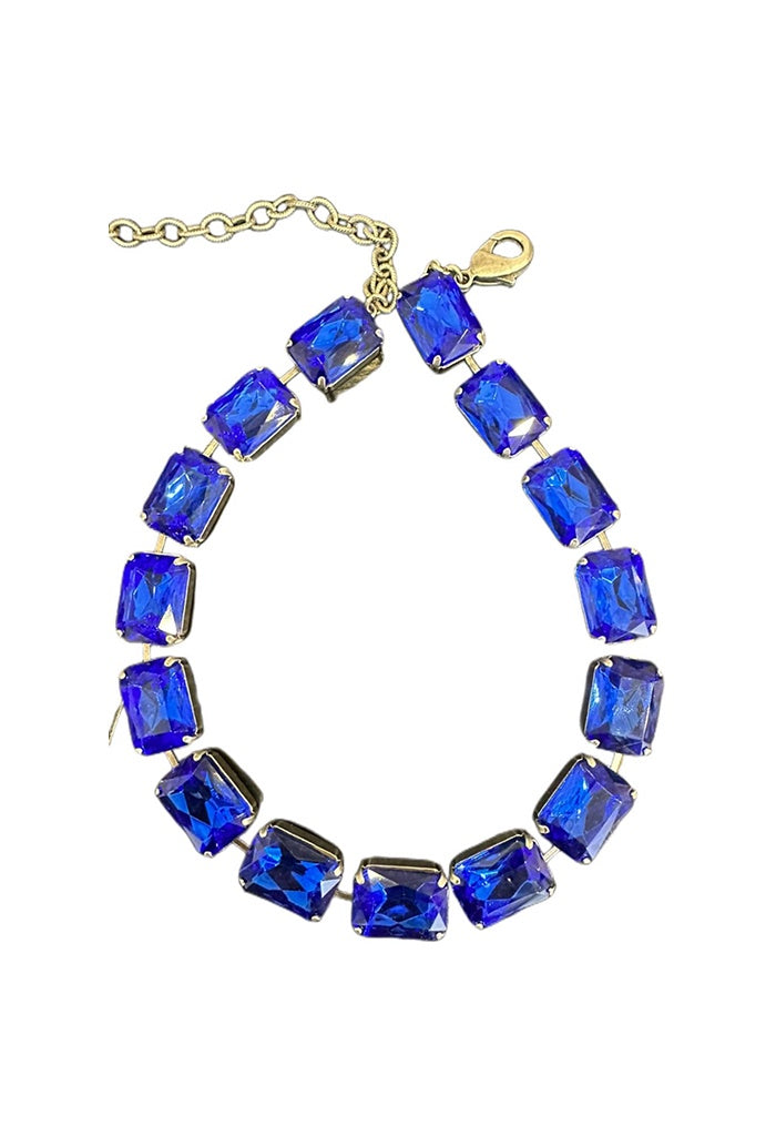 Stackable Necklace -Sapphire