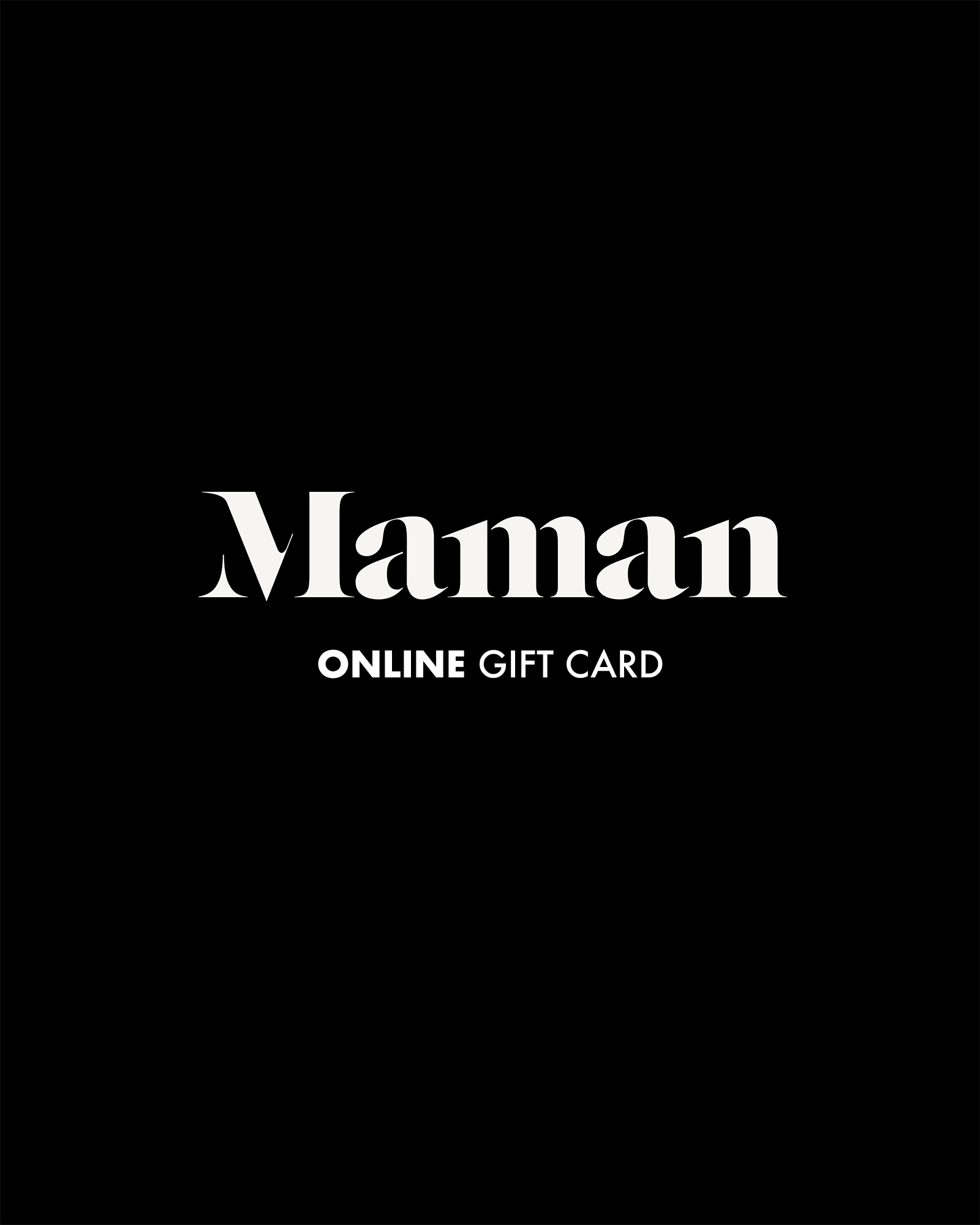 Maman Online Gift Card